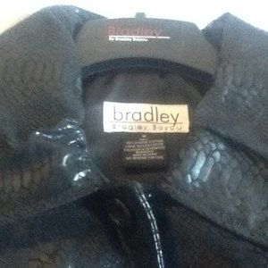 Leather 3/4 length coat by Bradley
